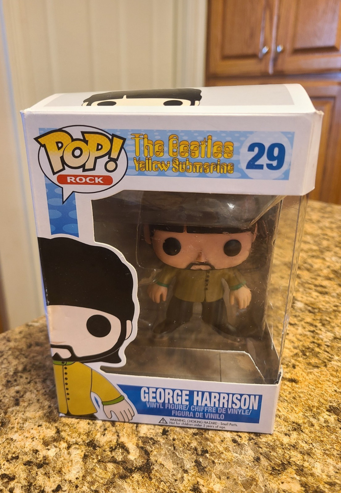 Funko Pop! Rocks The Beatles George Harrison #29 Vinyl Figure ~Box Not Pristine