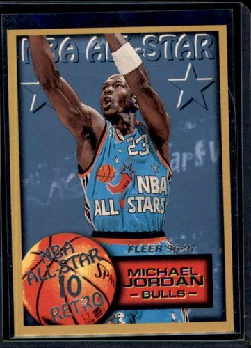 MICHAEL JORDAN 1996-97 Fleer #282 NM-NM+ NBA Bulls All-Star ID:170365
