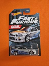 HOT WHEELS | PAUL WALKER | 3/5 NISSAN SKYLINE GT-R (R34) | 2 FAST 2 FURIOUS