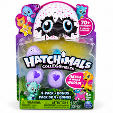 Hatchimals CollEGGtibles Season 1 4 Pack  Bonus Spin Master 2017 NEW SEALED