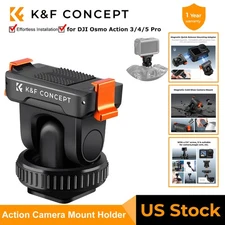 K&F Concept Magnetic Adapter Mount Quick Release Base for DJI Osmo Action 5 Pro