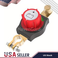 Battery Disconnect Top Post Kill Switch 12V-48V Heavy Duty Shut Off For Car RV