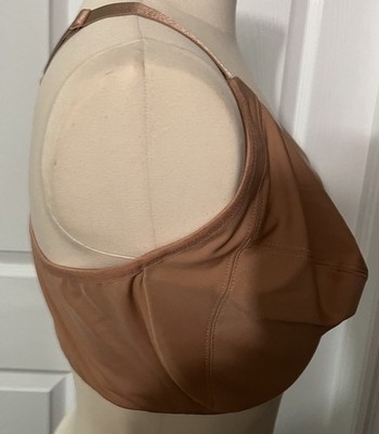 NWOT Glamorise 15564 Tan Full Coverage Front Hook Unlined