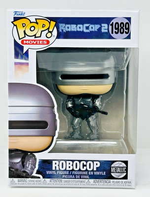 Funko POP! ロボコップ2 Funko Pop! RoboCop 2 - ROBOCOP (Metallic) #1989 with Protector