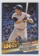 2020 Topps Decades Best Series 2 Batters Blue Roger Maris #DB-30 0t2