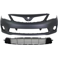 Front Bumper Cover Kit For 2011-2013 Toyota Corolla USA Built Vehicle