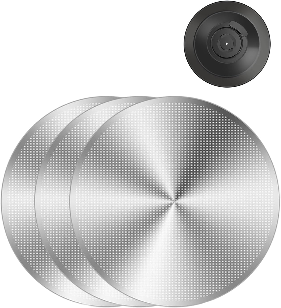 3 Pack 53.3mm Espresso Puck Screen for Breville 54mm Portafilter
