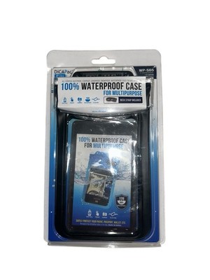 Dicapac WP-565 Waterproof Case For Smart Phones - Black Fits Up To 6.9  Phones