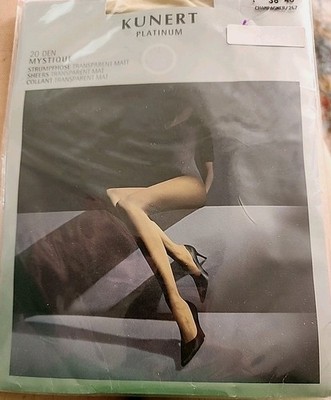 New & Unopened: Kunert Sheers 20 Den! Tights! Size 38-40 Or Small Champagne