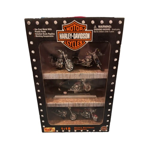 UNOPENED—Harley Davidson 1:18 Maisto Die Cast 5 Piece Collection 1999