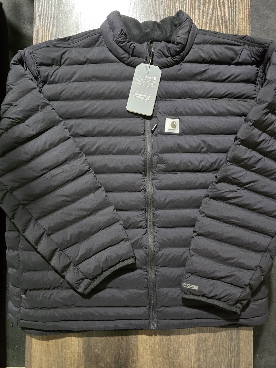 L8whjmdq Carhartt LWD Men's Relaxed Fit Stretch Insulated Jacket Black