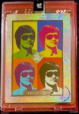 Bruce Lee Keepsake Edition 85th Anniversary Trading Card #/85 Andy Warhol POP-3