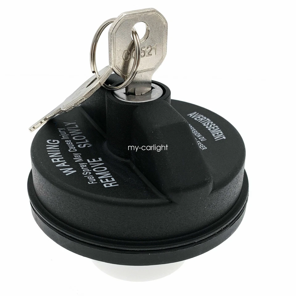 For 2004-2009 Dodge Durango Fuel Tank Filler Cap Cover 05278655AB w/ Keys - Image 3 of 4