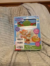 New Peppa Pig Wooden Tea Set