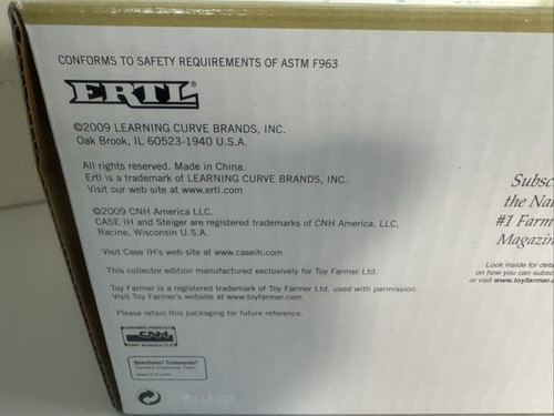 Ertl 1:32 Steiger Panther KM-325 Farm Toy Show Farmer 4WD Tractor 2009 New Box - Picture 17 of 17