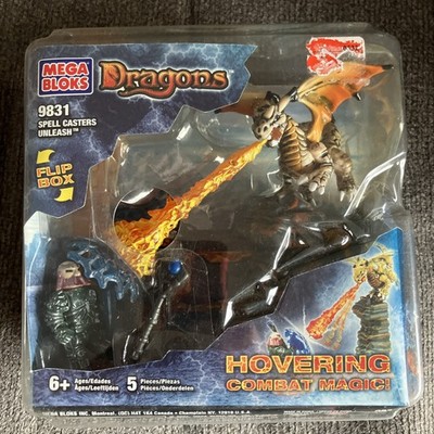 Mega Bloks Dragons Metal Age Hovering Combat Magic Dragon 9831 New Sealed