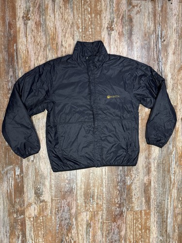 Beretta Firearms Full Zip Jacket Size Large Windbreaker Embroidered