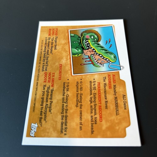 2024 TOPPS CUBO DE BASURA NIÑOS CROMO 7 #291B TORNILLO BOLA LEW ORO REFRACTOR 31/50 - Imagen 2 de 2