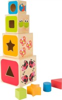 StapelwüRfel ABC | Small Foot | Deutsch | Buntverpackung, Kartonage | 10627