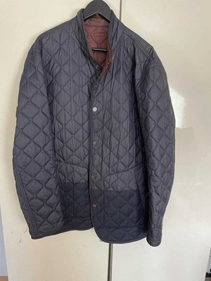 Z Zegna dunkel blau/burgunderrot Wendjacke Herren Jacke XXL  