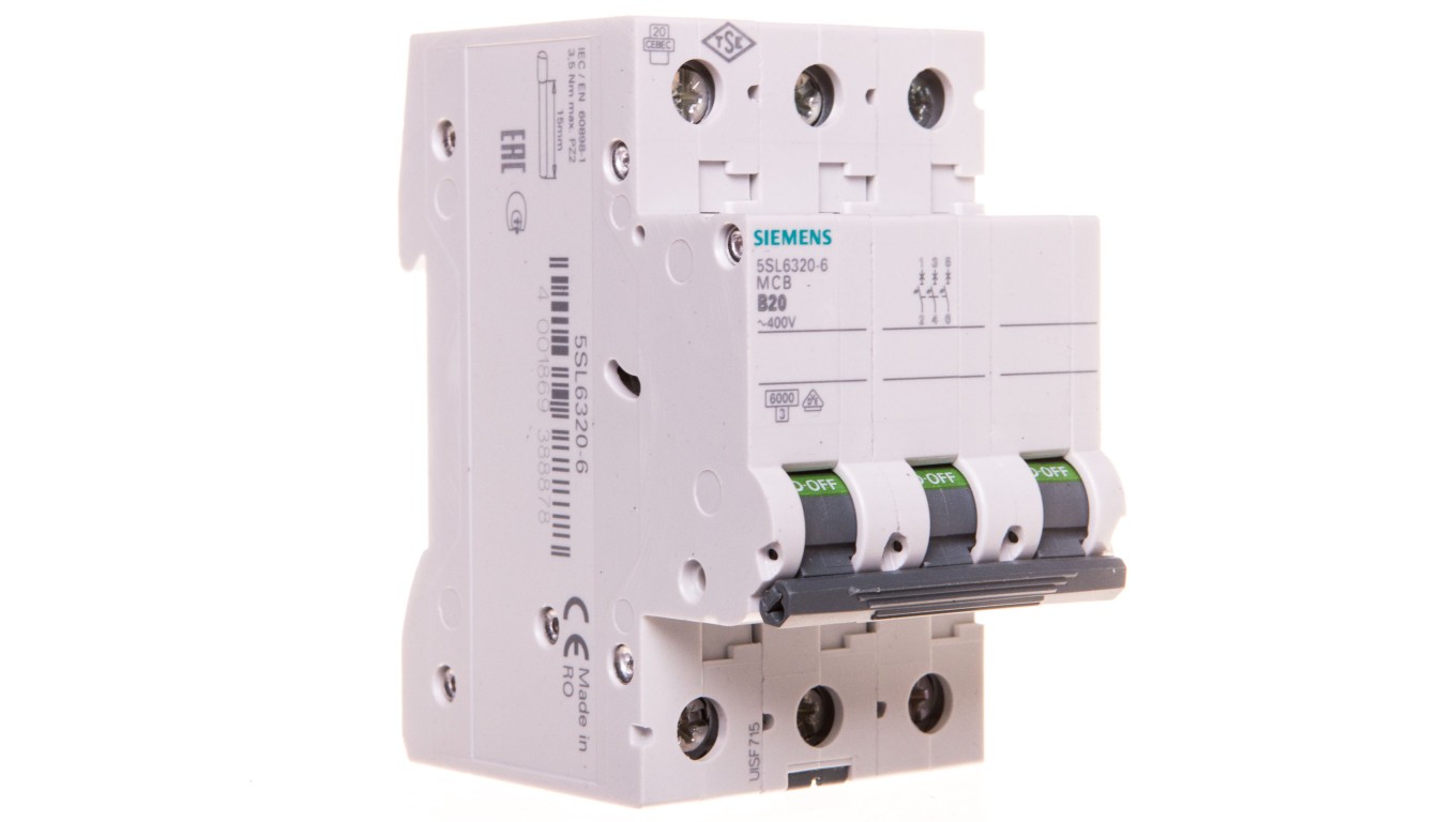 Siemens Bianco Interruttore Differenziale, Interruttore 3 Poli - Immagine 3