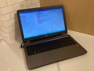   HP Notebook 15-g023cl   AMD A8-6410 Radeon R5 | 4GB RAM | No HDD | Boots Up