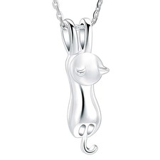 Pet Cremation Jewelry for Ashes Memorial Ash Jewelry Keepsake Cat Urn Pendant...