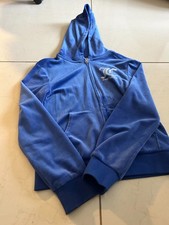 JC JUICY COUTURE BLUE (BLUING) VELOUR HOODIE GIRLS AGE 9-10