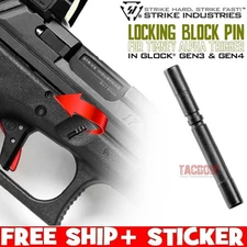 Strike Industries LOCKING BLOCK PIN FOR GLOCK TIMNEY ALPHA TRIGGER - SMOOTHER
