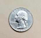 "1963 D Washington Quarter 90% Silver VF Condition