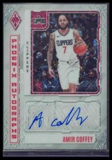 2023-24 Panini Phoenix #PA-COF Amir Coffey Phoenix Auto Phoenix White Lazer #/99