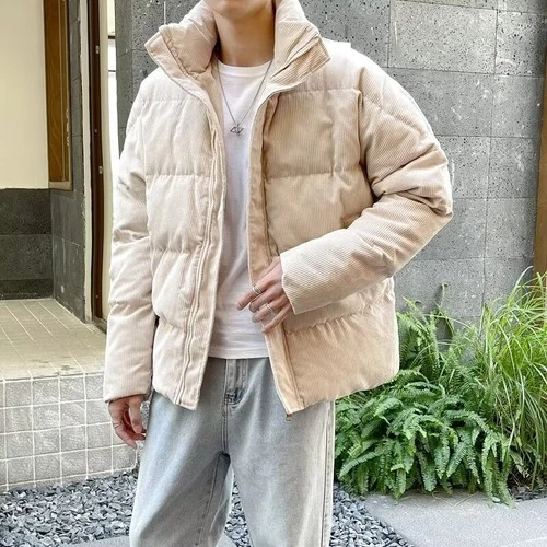 Mens Stylish Warm Cotton-padded Jacket For Sports And Casual Wear Trendy And Coo - product listing photo