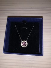 Image of Birthstone Swarovski necklace