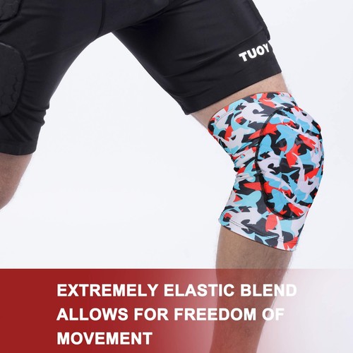 Protective Knee Pads Compression Knee Protection Pad for Volleyball Football ... - Picture 3 of 7