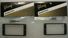 Genuine USA GIBSON® Pickup Rings Set Humbucker Les Paul Black / Brand New "REAL"