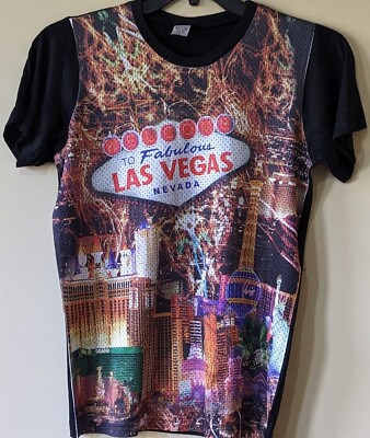 Las Vegas Women's Black TShirt Size Small