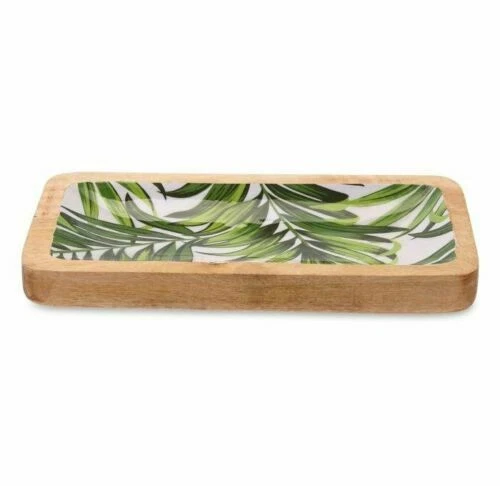 Rechteckige Tabletts aus Holz