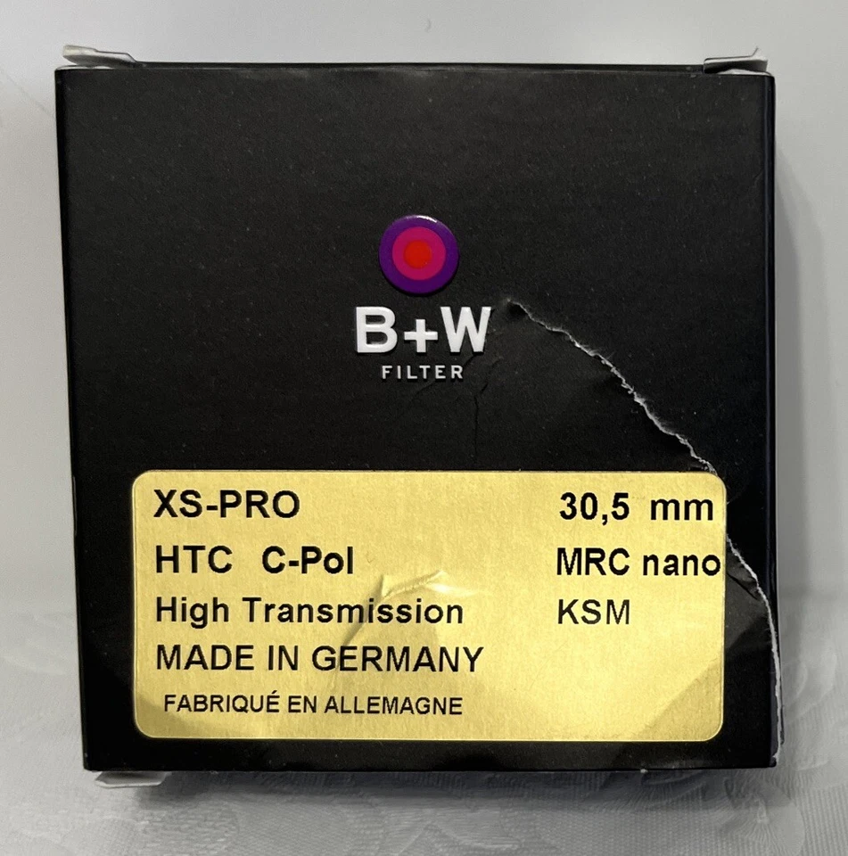 B+W 30.5mm XS-Pro Kaesemann HT Circular Polarizer Filter, MRC Nano Coating - Image 3 of 4