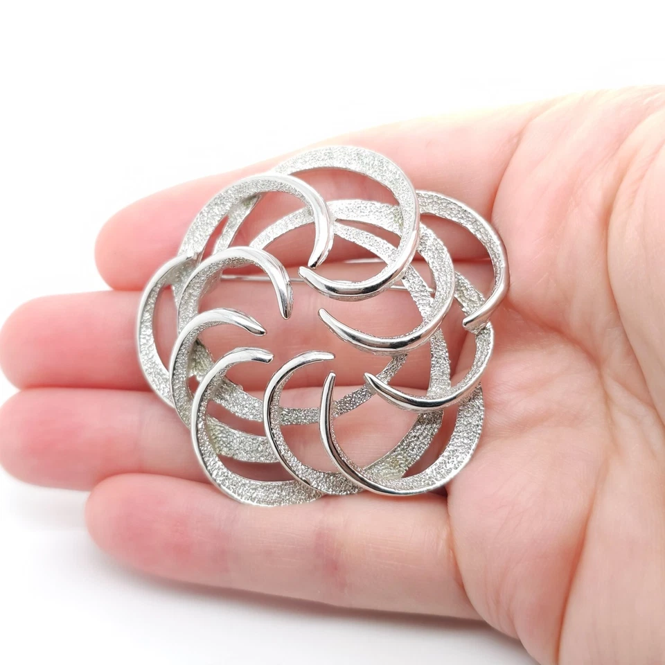 SPILLA firmata SARAH COVENTRY placcato  argento - Immagine 4 di 4