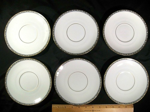 H&C Selb Bavaria Heinrich Christine HC 508, Ciotole per zuppa crema a 3 piedi, 6 piattini - Foto 4 di 12