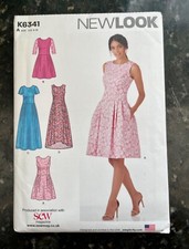 New Look ‘Seven Sizes in One’ Misses’ Dresses Sewing Pattern No. K6341