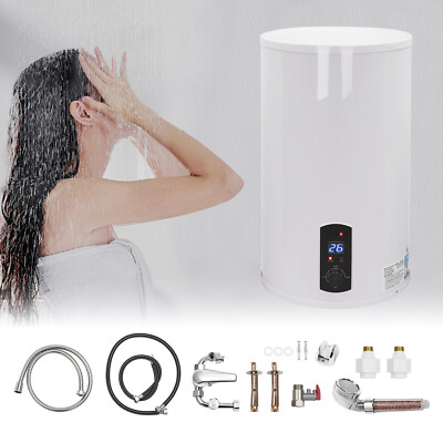 Elektrospeicher Warmwasserspeicher Boiler LED 50L 80L 100L 12L Elektroboiler ABS