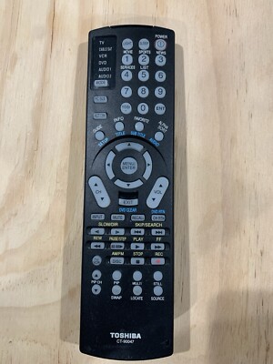 TOSHIBA CT-90047 TV Remote Control OEM Replacement Multi-Function Controller