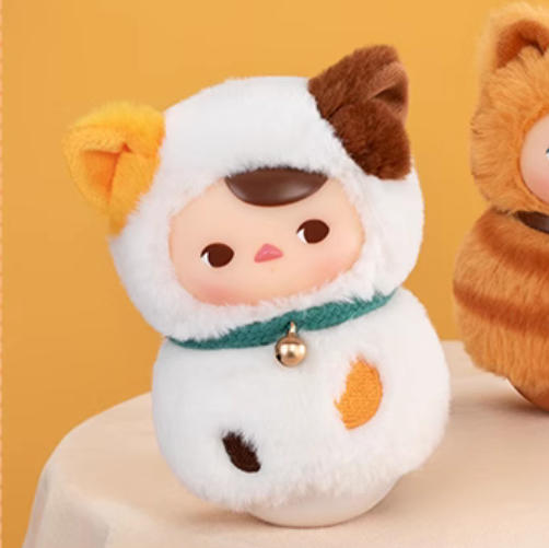 POPMART PUCKY Roly Poly Kitty Series Vinyl Plush Blind Box