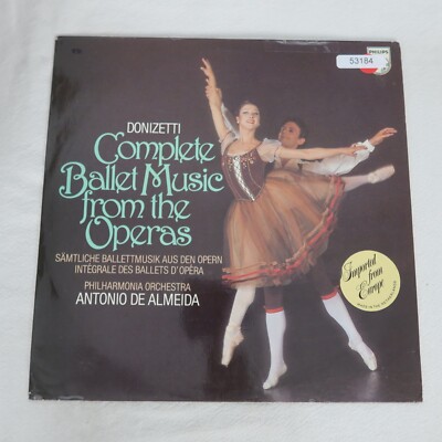 Antonio De Almeida Complete Ballet Music From The Operas LP Vinyl Record Album