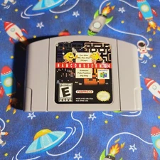 Namco Museum Nintendo N64 Authentic Cartridge Ms. Pac man Galaga Dig Dug Pac Man