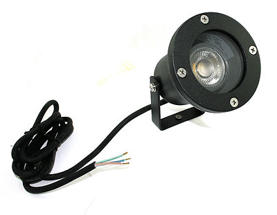 LED Gartenstrahler Garten Teich Aussenlampe Bodenstrahler Piso 230V 7W Power LM