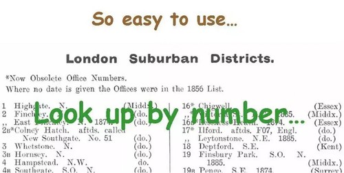 OBLITERATING NUMBERS GB/Abroad -1904 Postmarks Find PO for Number SEARCHABLE CD - Picture 2 of 4