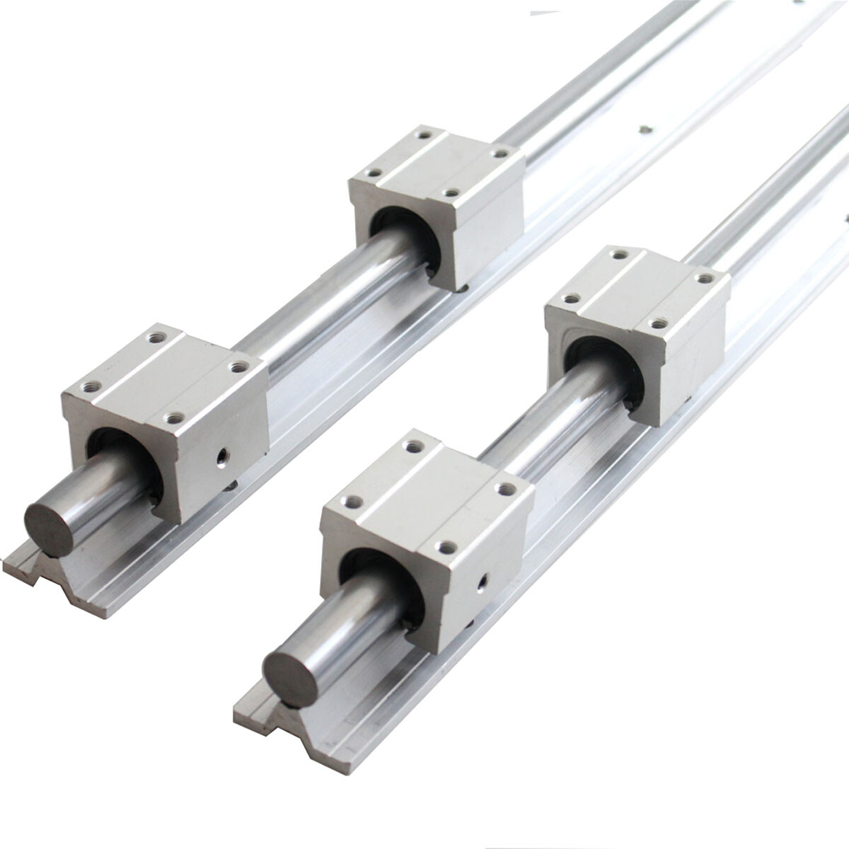 Euroharry Linearführung SBR12 – 2x 1500 Mm Gleitschienen Mit 4 Lagerblöcken Für 3D-Drucker & CNC