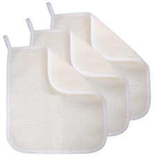 Exfoliating Washcloth 3 Pack Shower Cloth For Body And Face Exfoliator Scrubbe